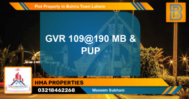 Residential Plot for Sale in Bahria Town, Lahore - (BP-72064)