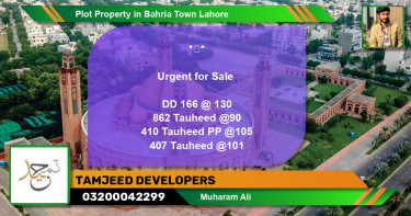 Residential Plot for Sale in Bahria Town, Lahore - (BP-72076)