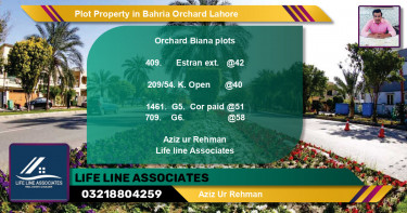 Residential Plot for Sale in Bahria Orchard, Lahore - (BP-72092)