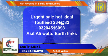 Residential Plot for Sale in Bahria Town, Lahore - (BP-72117)