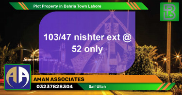 Residential Plot for Sale in Bahria Town, Lahore - (BP-72145)