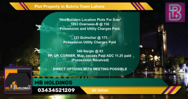 Residential Plot for Sale in Bahria Town, Lahore - (BP-72223)