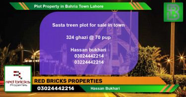 Residential Plot for Sale in Bahria Town, Lahore - (BP-72227)