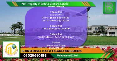 Residential Plot for Sale in Bahria Orchard, Lahore - (BP-72284)