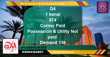Residential Plot for Sale in Bahria Orchard, Lahore - (BP-72295)