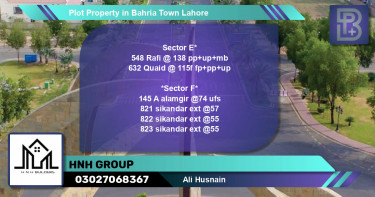 Residential Plot for Sale in Bahria Town, Lahore - (BP-72298)