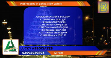 Residential Plot for Sale in Bahria Town, Lahore - (BP-72319)