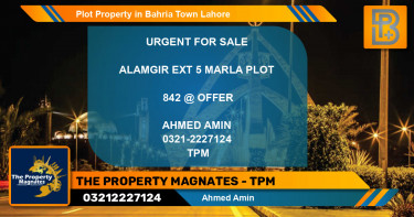 Residential Plot for Sale in Bahria Town, Lahore - (BP-72338)