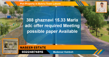 Residential Plot for Sale in Bahria Town, Lahore - (BP-72357)