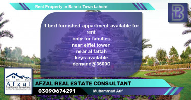 Residential Property for Rent in Bahria Town, Lahore - (BP-72381)