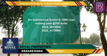 Commercial Property for Sale in Bahria Town, Lahore - (BP-72385)