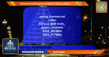 Commercial Property for Sale in Bahria Town, Lahore - (BP-72386)