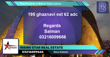 Residential Plot for Sale in Bahria Town, Lahore - (BP-72394)