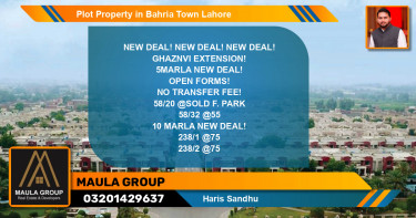 Residential Plot for Sale in Bahria Town, Lahore - (BP-72402)