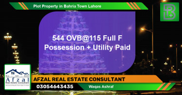 Residential Plot for Sale in Bahria Town, Lahore - (BP-72407)