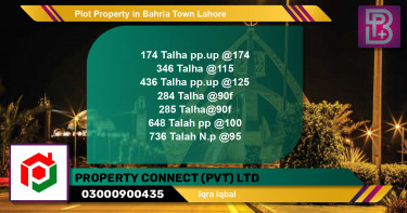 Residential Plot for Sale in Bahria Town, Lahore - (BP-72426)