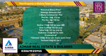 Commercial Plot for Sale in Bahria Town, Lahore - (BP-72436)