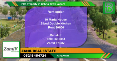 Residential Plot for Sale in Bahria Town, Lahore - (BP-72482)