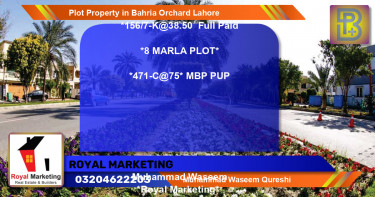 Residential Plot for Sale in Bahria Orchard, Lahore - (BP-72522)