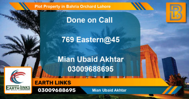Residential Plot for Sale in Bahria Orchard, Lahore - (BP-72530)