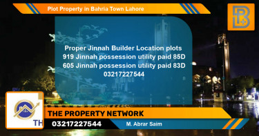 Residential Plot for Sale in Bahria Town, Lahore - (BP-72544)