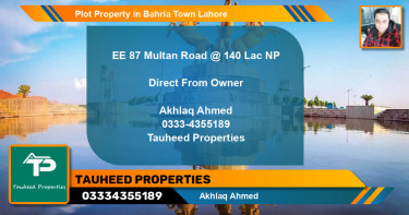 Residential Plot for Sale in Bahria Town, Lahore - (BP-72549)