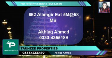 Residential Plot for Sale in Bahria Town, Lahore - (BP-72552)
