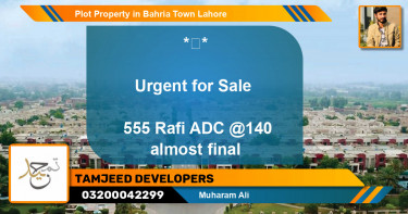 Residential Plot for Sale in Bahria Town, Lahore - (BP-72561)