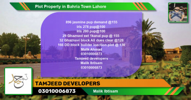 Residential Plot for Sale in Bahria Town, Lahore - (BP-72572)