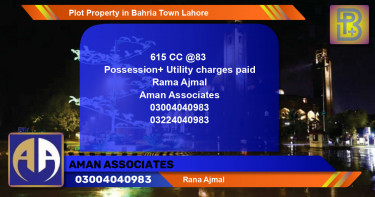 Residential Plot for Sale in Bahria Town, Lahore - (BP-72594)