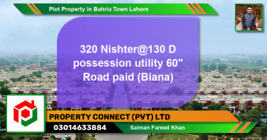 Residential Plot for Sale in Bahria Town, Lahore - (BP-72598)