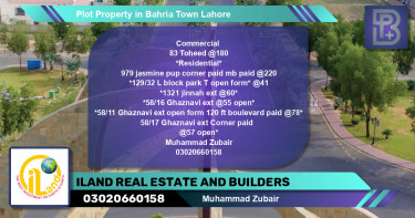 Commercial Plot for Sale in Bahria Town, Lahore - (BP-72623)
