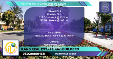 Residential Plot for Sale in Bahria Orchard, Lahore - (BP-72626)
