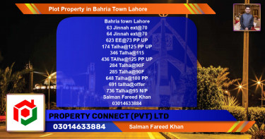 Residential Plot for Sale in Bahria Town, Lahore - (BP-72674)