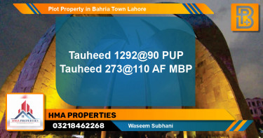 Residential Plot for Sale in Bahria Town, Lahore - (BP-72697)