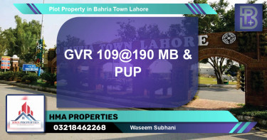 Residential Plot for Sale in Bahria Town, Lahore - (BP-72698)