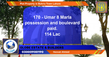 Residential Plot for Sale in Bahria Town, Lahore - (BP-72705)