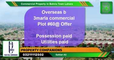 Commercial Property for Sale in Bahria Town, Lahore - (BP-72715)