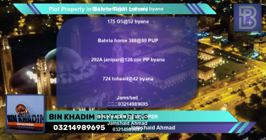 Residential Plot for Sale in Bahria Town, Lahore - (BP-72727)