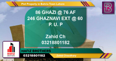 Residential Plot for Sale in Bahria Town, Lahore - (BP-72740)