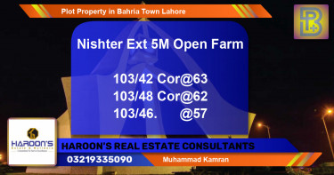 Residential Plot for Sale in Bahria Town, Lahore - (BP-72752)
