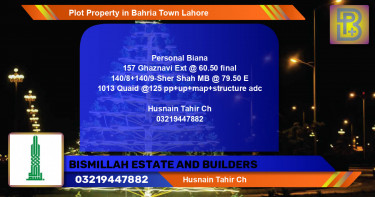 Residential Plot for Sale in Bahria Town, Lahore - (BP-72795)