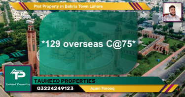 Residential Plot for Sale in Bahria Town, Lahore - (BP-72803)