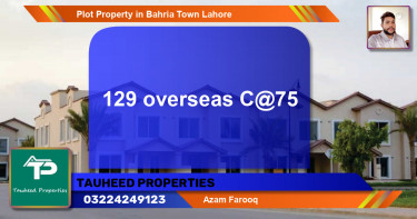 Residential Plot for Sale in Bahria Town, Lahore - (BP-72804)