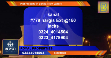 Residential Plot for Sale in Bahria Town, Lahore - (BP-72861)