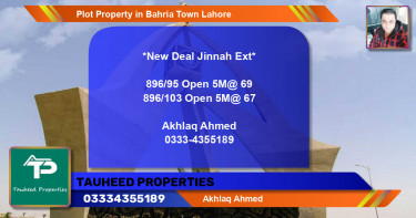 Residential Plot for Sale in Bahria Town, Lahore - (BP-72872)