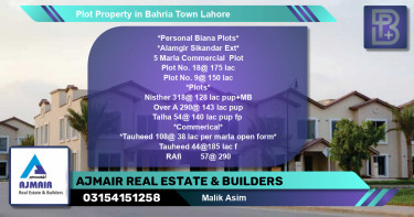 Commercial Plot for Sale in Bahria Town, Lahore - (BP-72873)