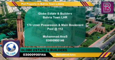 Residential Plot for Sale in Bahria Town, Lahore - (BP-72874)