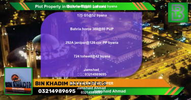 Residential Plot for Sale in Bahria Town, Lahore - (BP-72895)