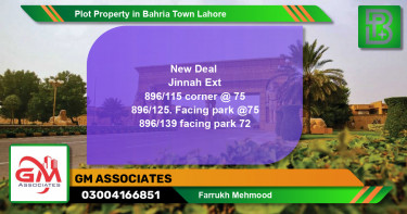 Residential Plot for Sale in Bahria Town, Lahore - (BP-72897)